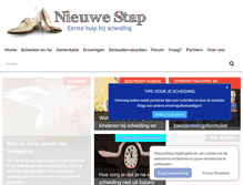 Tablet Screenshot of nieuwestap.nl
